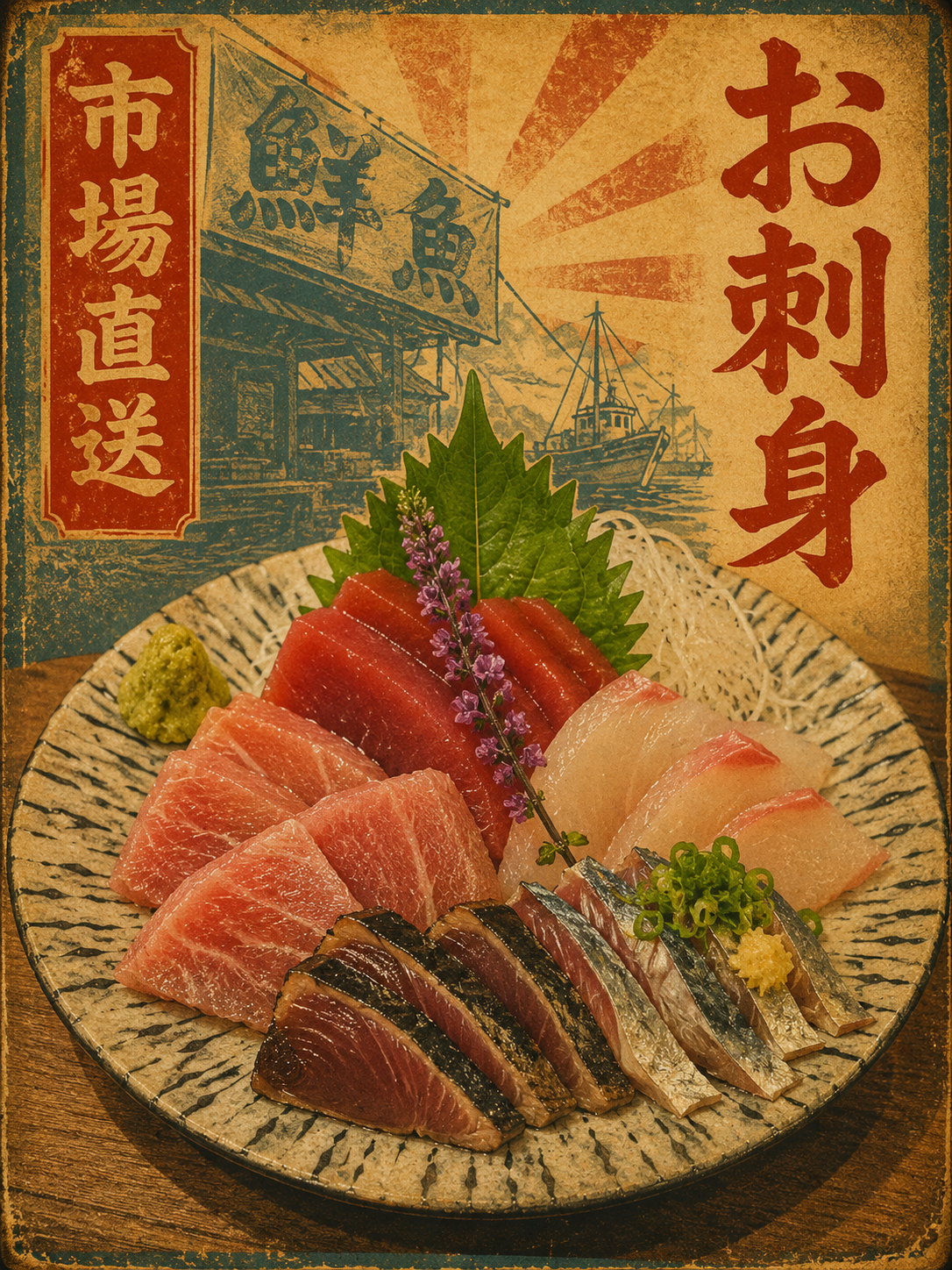 市場直送の鮮魚が美味い | 昭和レトロの蒲生第一酒場