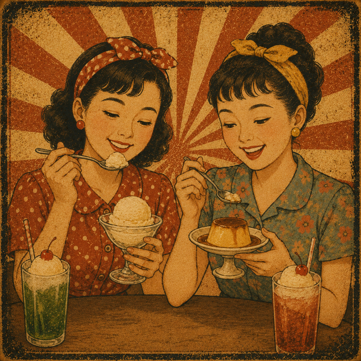 バニラアイスなどデザートもあります | 蒲生第一酒場